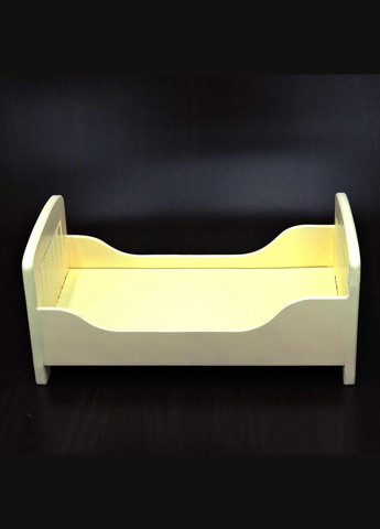 Кровать для кукол из дерева Эсмеральда лимонад (КРТ-000451) No Brand (328605589)