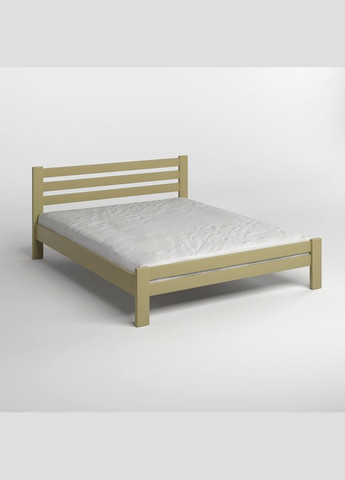 Двуспальная деревянная кровать Премьера (RAL1020) 140х200 см (MBG-2788) Mebigrand (368280535)