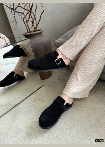 Замшеві зручні клоги Helen (332664847)