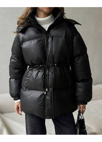 Чорна зимня куртка Україна UMButik