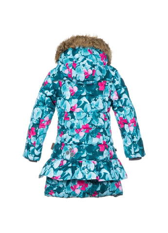 Мятная пальто зимнее whitney, р.152, мята с принтом () Huppa 12460030-81626-152