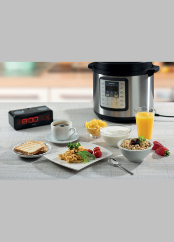 Мультиварка-скороварка, 1000Вт, чаша-6л, електронне керув., 15 програм, метал/пластик, Gorenje (314932258)