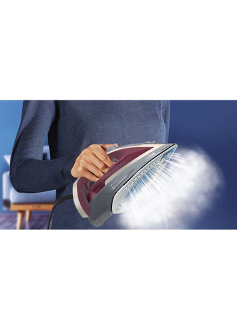 Утюг Ultragliss Plus, 2800Вт, 270мл, паровой удар 260гр, постоянная пара – 50гр, керам. подошва, бордово-серый Tefal (314835632)