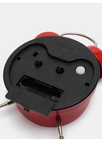 Годинник настільний на батарейках будильник у ретро стилі Червоний Quartz (365308841)