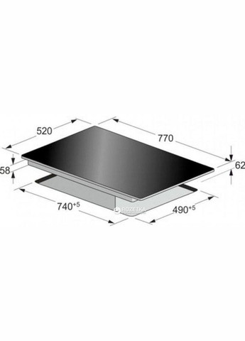 Варочная поверхность электрическая KCT 77 FI La Perle Kaiser (337312621)