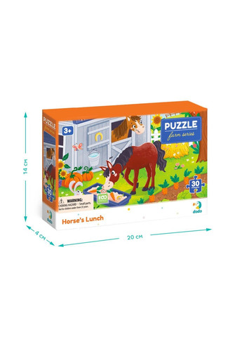 Пазл Обід для коника, 30 елементів Dodo (363236982)