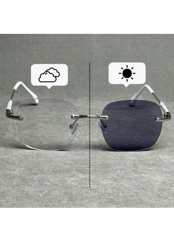 Безоправные женские очки для зрения с фотохромными линзами. Код: 6005 С1 -1.25 Fabia Monti (365830494)