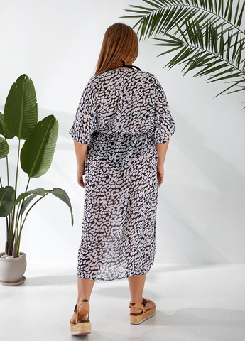 Шифоновое парео свободного кроя с кулиской No Brand (336026561)