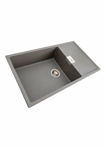 Гранітна мийка для кухні 8650 DIAMOND матова ( мусон) Platinum (342071684)