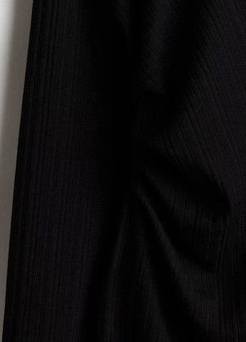 Чорна сукня H&M однотонна