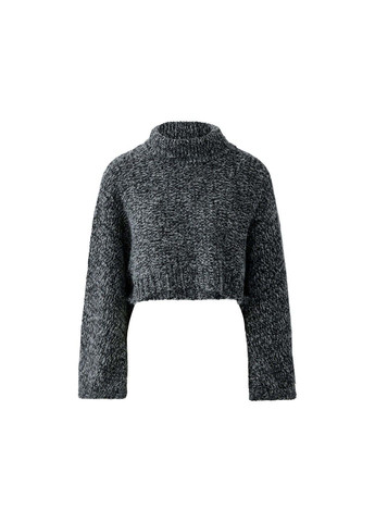 Темно-серый демисезонный женский свитер темно-серый джемпер Oui