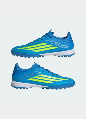 Синие летние сороконожки f50 league turf adidas