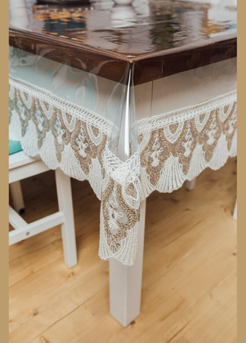 Силиконовая скатерть Белокавово Кружева 140*80см Royal House (315144275)