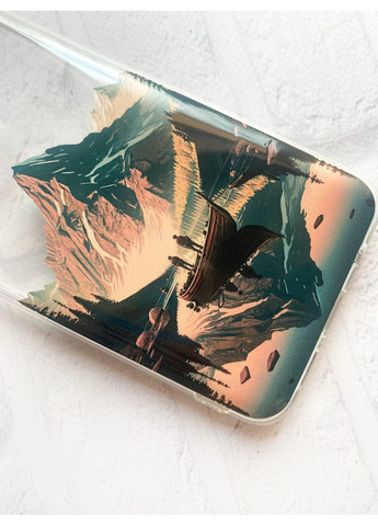 Прозорий чохол на Samsung Galaxy A35 5G (A356):: Човен. Пейзаж (принт 246) CASE CONTROL (360707867)