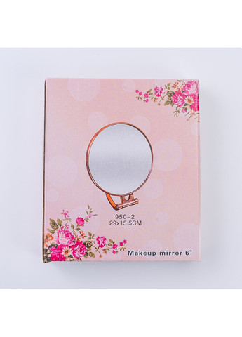 Дзеркало косметичне настільне 6 дюймів для щоденного макіяжу Кругла Сріблястий Salon Professional (364684896)