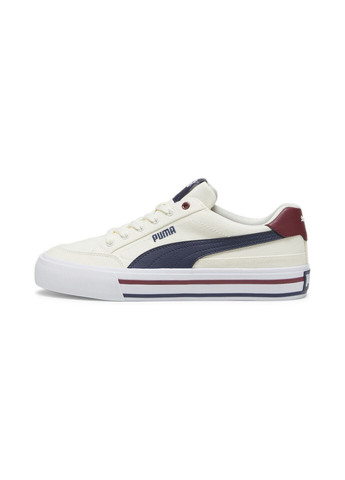 Белые всесезонные кеды court classic vulcanised formstrip unisex sneakers Puma