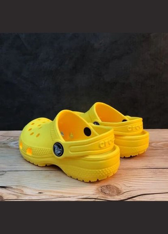 Желтые classic clog kids крокс сабо классик детские Crocs