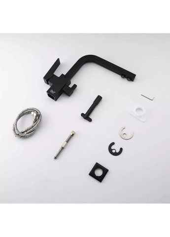 Змішувач для кухні з підключенням фільтра питної води A4309-6, чорний FAOP (371882335)