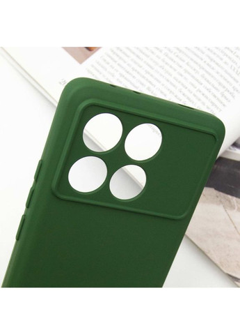 Чохол Silicone Cover Full Camera для Xiaomi Poco X6 / Note 13 Pro 5G Dark green Lakshmi (355874093)