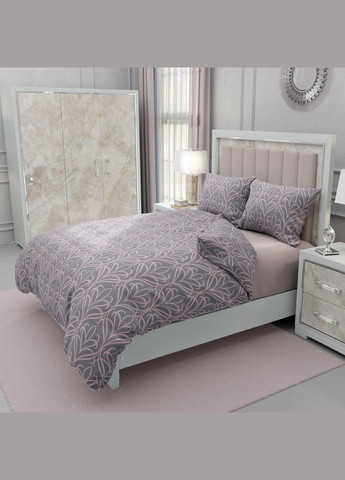 Постільна білизна з мікрофібри Євро 200х220 см наволочки 2 х 70х70 см (П4К-P-0147-03 70х70) No Brand (308754507)