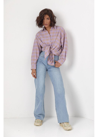 Джинсы Straight прямого кроя с необработанным низом Джинсы Lurex - (370296386)