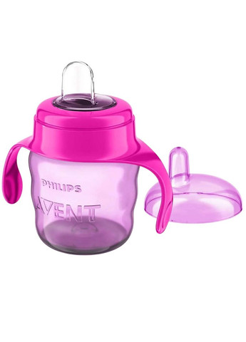 Чашка-непроливайка с мягким носиком, 6+ мес, розовый, 200 мл () Philips Avent SCF551/03 (328395238)