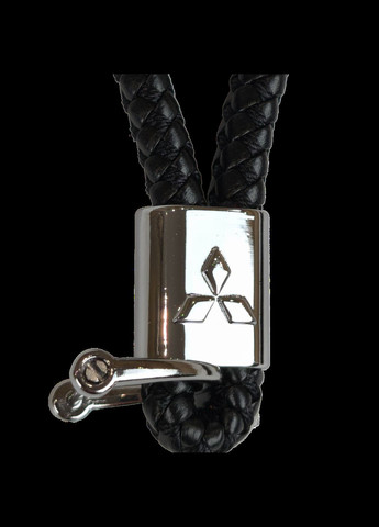 Авто брелок для ключей Mitsubishi из качественной плетеной эко-кожи с лого Мицубиси в коробочке 29196 No Brand (331768963)