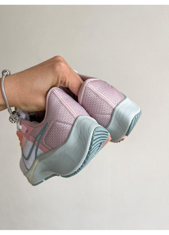 Рожеві Осінні кросівки чоловічі nike air zoom pegasus pink white найк аір зум пегасус No Brand