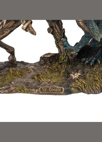 Статуетка Святова Георгія Переможець 25х25 см 178223 бронзове покриття Veronese (324440810)