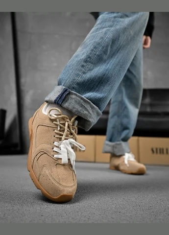 Жіночі шкіряні кросівки Miuu Leral чорнo-коричневі на підошві EVA No Brand чорні всесезони (331022096)