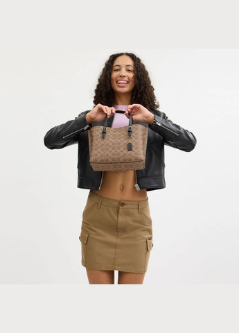 Сумка Coach CV965 Signature Mollie 25 IM/WALNUT/Black (339596879)