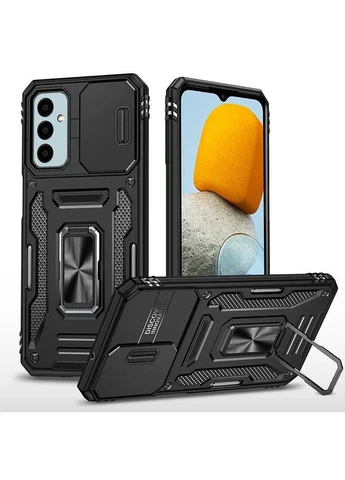 Противоударный чехол для Samsung Galaxy A15 4G/5G, чехол на САМСУНГ ГЕЛЕКСИ А15 с кольцом и шторкой Getman (396507993)