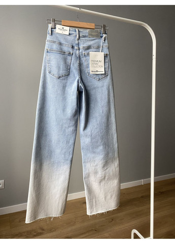 Джинси жіночі, джинси з білим низом, джинси Miss bonbon Крок - (362561294)