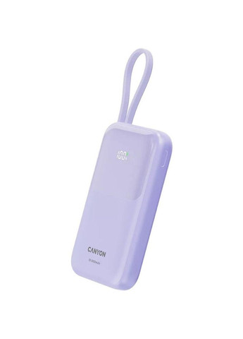 Powerbank OnPower 101 22.5W 10000mAh фиолетовый (CNS-CPB101PU) Canyon (323123684)