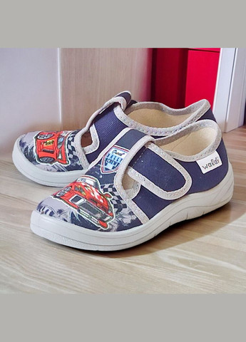 Ортопедичні тапочки на липучці капчики для хлопчика змінне взуття в садок змінка Валді Waldi (341317042)