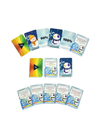 Настільна гра "100%" 30802 гральні карти 98 штук, інструкція Strateg (373407134)