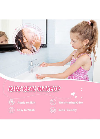 Набор детской косметики Princess Toy 25 предмета в чемодане с єдинорогом розовий No Brand (362700316)