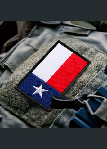 Набір шевронів 2 шт з липучкою прапора штат США Техас 5х8 см вишитий патч нашивка Америка IDEIA (300229073)