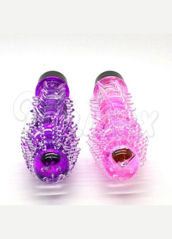 Вібратор із шипами вагінально-анальний + лубрикант. Вібратор для жінок.Рожевий No Brand (340914636)