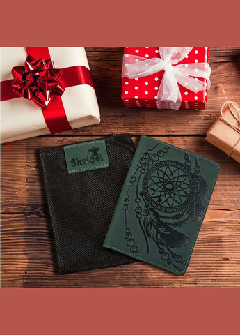 Обкладинка на паспорт 13836 Зелена Shvigel (331910210)