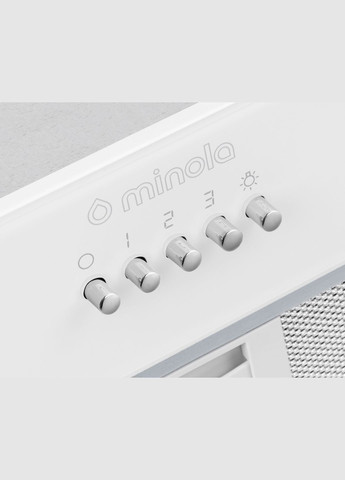 Вытяжка HBI 5262 WH GLASS 700 LED MINOLA (339083953)