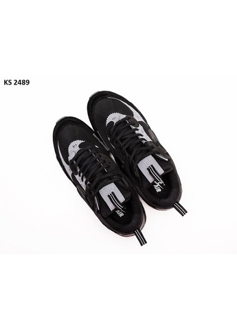 Чорні Осінні кросівки чоловічі nike air max 90 futura black найк аір макс 90 No Brand