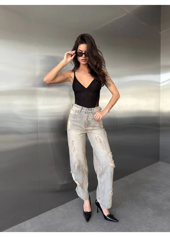 Боди женское полупрозрачное Style Point (390649063)