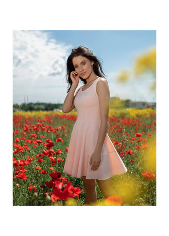 Персикова сукня Liton