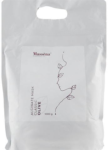 Оливковая маска альгинатная для лица Alginate Mask Classic Olive 1000g (903660-42834) Massena (368644602)