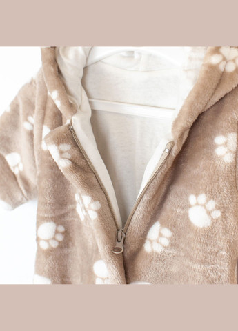 Комбинезон цвета мокко с капюшоном Dexter`s на подкладке lapki dexter's (300277819)