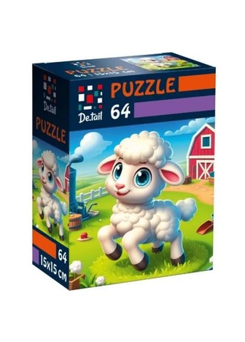 Пазли "De.tail. Спритна овечка" 64 деталі Vladi toys (376343399)