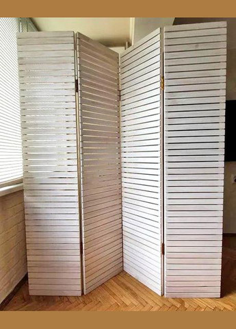 Дерев'яна ширма Джадіда 180х40х4 бланже (ШДР-402101) No Brand (328080658)