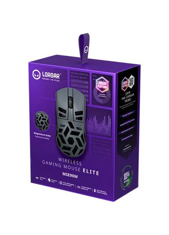 Миша Elite MSE90W Wireless Gaming Dark Grey (LRG-MSE90W-DG) LORGAR (333800367)