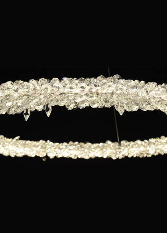 Люстра подвесная хрустальная LED 28137 Латунь 25-170х64х64 см. Sunnysky (364491980)